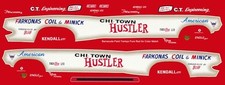 CHI-TOWN HUSTLER Barracuda Funny Car 1/64th HO Scale Slot Car Decals NHRA