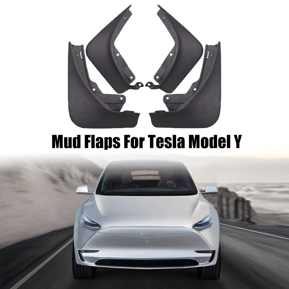 For Tesla Model Y Mud Flaps Splash Guards Mudguard Fender Front Rear Universal
