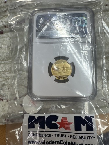 1986 Switzerland Gold "Eternal Pact" 1/10 Unze NGC PF69UC 3.11g .999 Gold - Picture 8 of 12