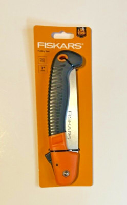 Fiskars Folding Saw 7'' Razor Sharp Blade - New in Pkg - Ships Free