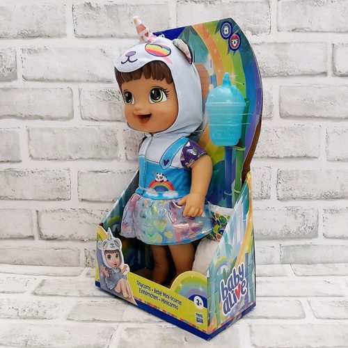 Baby Alive Tinycorns Doll Unicorn Panda Blue NEW - Picture 3 of 10