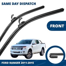 Front Windscreen 24" 16" Flat Aero Wiper Blades Pair for Ford Ranger 11-15