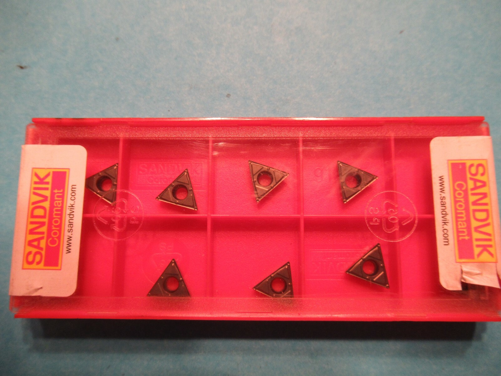 Sandvik TCMX 09 02 02 TCMX 1.8(1.5)0 WF Grade 5015 Lot of 10 inserts ...