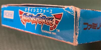 CRISIS FORCE Nintendo Famicom FC NES Japan import 1991
