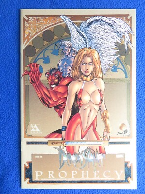 DEMONSLAYER PROPHECY PRISM FOIL VARIANT LTD TO 500 W/COA  AVATAR PRESS  2001