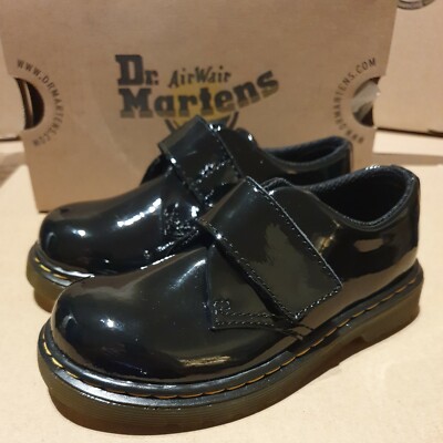 Dr martens girls kamron patent black shoes UK (eur26) New