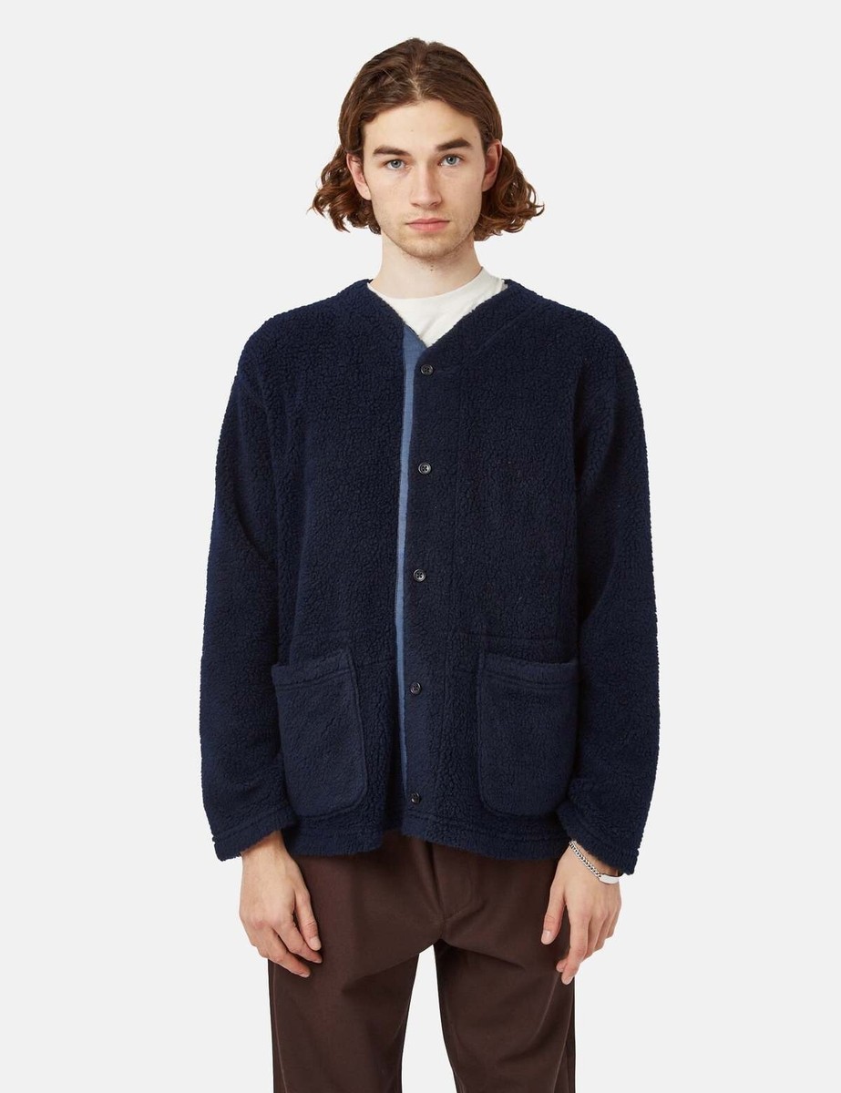 トップス ENGINEERED GARMENTS Knit Cardigan Engineered Garments Knit Cardigan, Grey – Glasswing