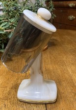 Vtg Dixie Cup Countertop Dispenser White Plastic Faux Marble 90  s Bathroom Londo