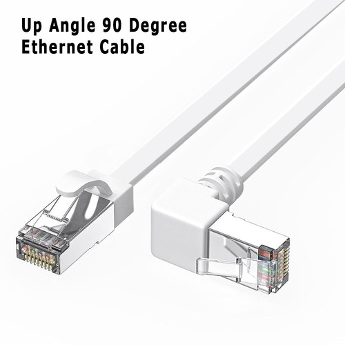 High Quality Lightweight Heavy Duty Up Angle Cat7 10 Gigabit Flat Ethernet Cable - Picture 13 of 21