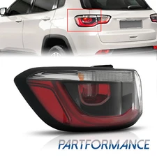 Left Driver Side Rear Tail Light Lamp For 2017-2020 Jeep Compass Brake Light
