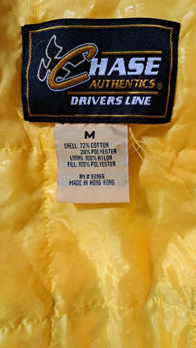 Chase Authentics Jacket MENS MED. Drivers Line Elliot Sadler Chase Authentics Jacket MENS MED. Drivers Line Elliot Sadler