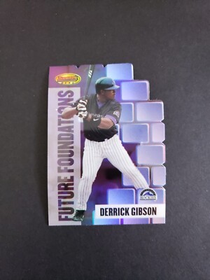 1999 Bowman's Best Future Foundations Mach II Die Cut /1000 Derrick Gibson #FF9