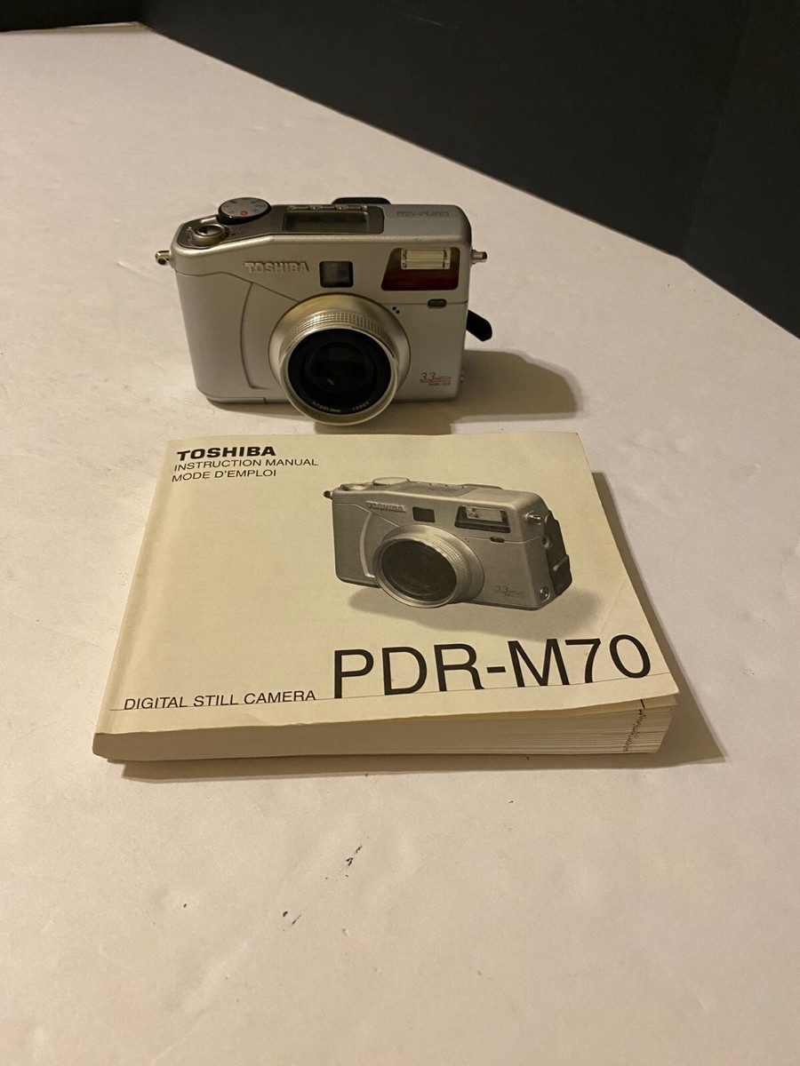 Toshiba Digital Still Camera MOdel PDR-M70 W/ New Charger