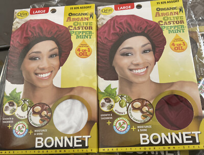 QFITT BONNET WITH BAND ELASTIC ORGANIC ARGAN OIL