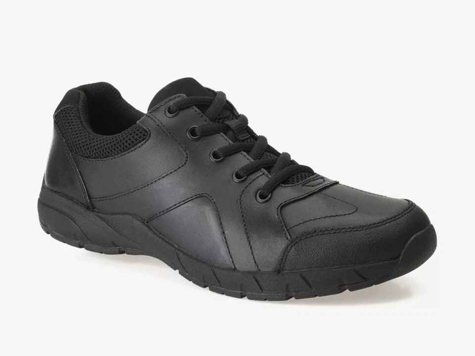 Clarks Kids Infants Air Norfolk School Shoes F Fit Black Size UK 5/ EU 38
