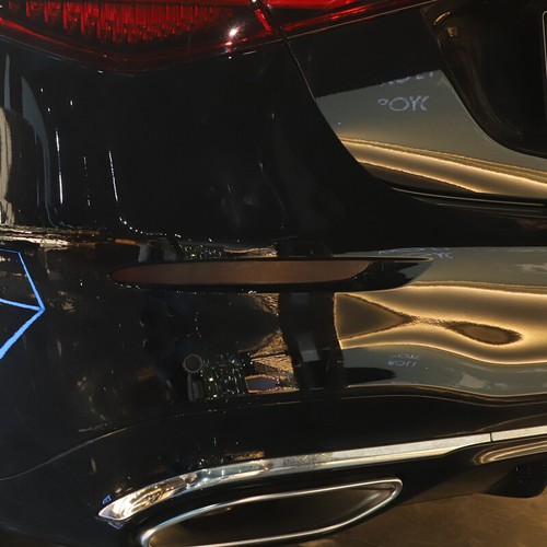 Dark Black Smoke Rear Fog Light Tint Film Vinyl Sticker for Benz S-Class S580 - Picture 3 of 9