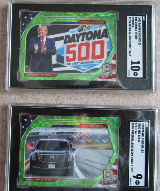 2020 Chronicles NASCAR Donald Trump Daytona 500 #14/49 and the beast # 47/49