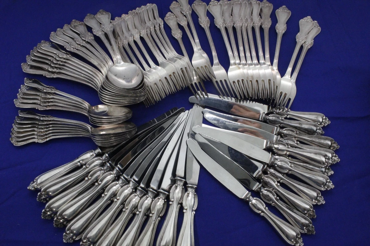 Vintage silver deals plated flatware
