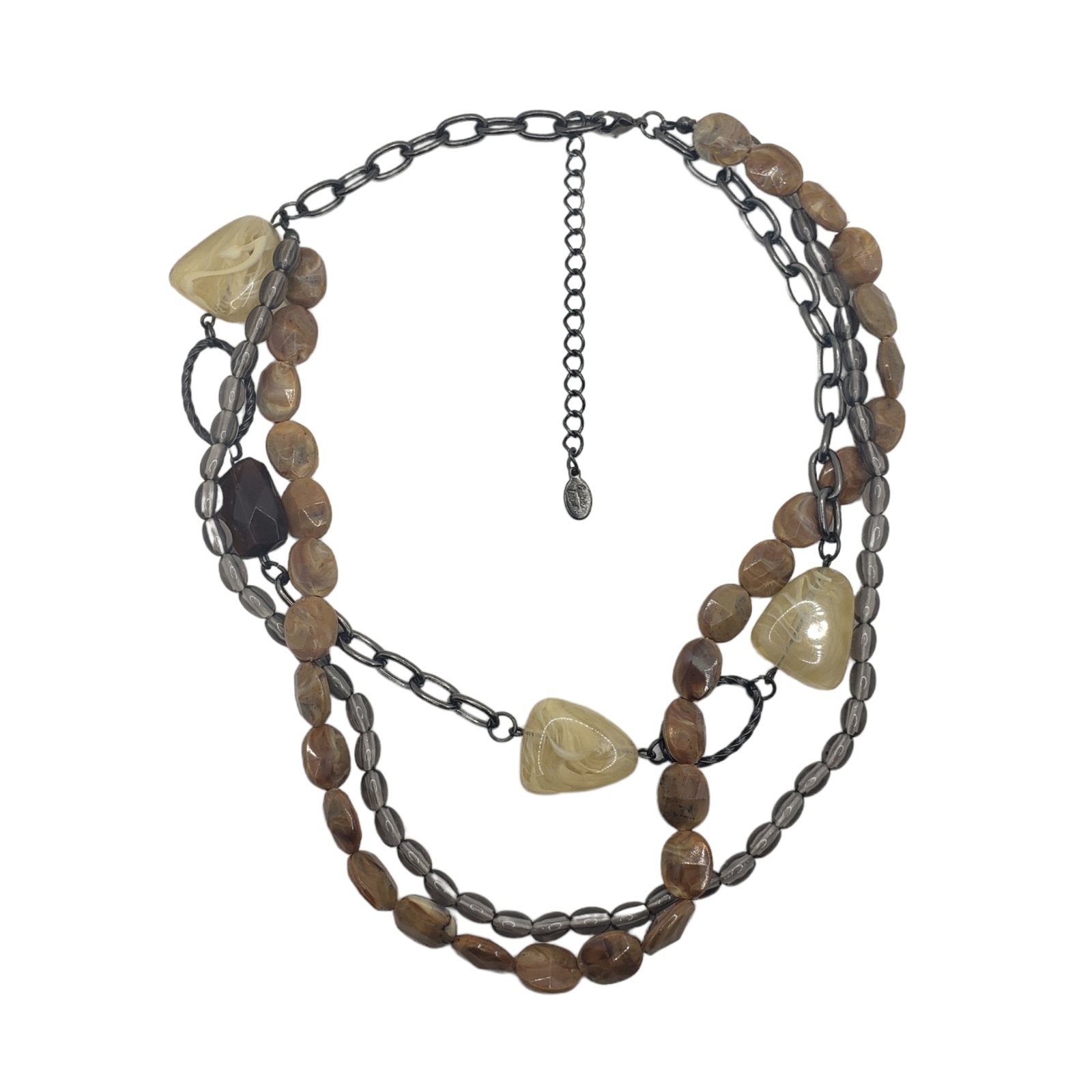 Cookie Lee Multi Strand Adjustable Length Necklac… - image 2