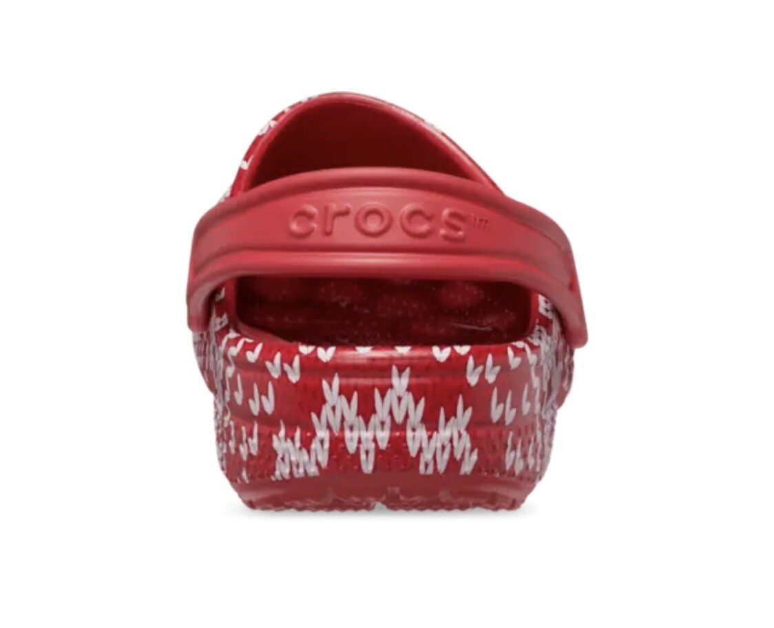 New Crocs Unisex Classic Holiday Sweater Xmas Clog - Dead Stock Men Sz 3/Wm Sz 5 image 5