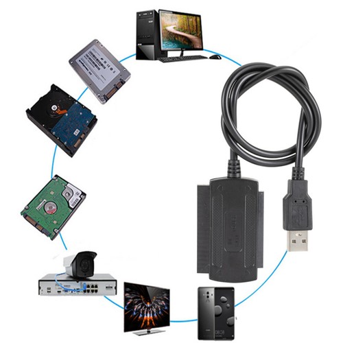 SATA IDE PATA to USB 2.0 Adapter Converter Cables For 2.5'' 3.5" Hard Drive Disk - Picture 7 of 12