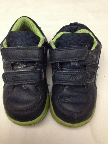 Nike - scarpe da ginnastica - N° 23,5 - colore blu e verde - chiusura a  strappo | eBay