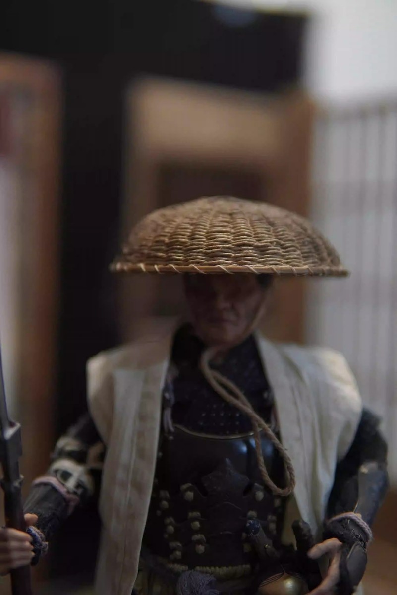 1/6 Scale Distressed Straw Hat Bamboo Hat Model for 12