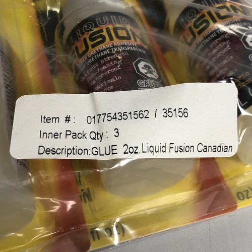 New Liquid Fusion Adhesive-2oz 59mL, Set Of 3 Bottles - New Sealed Pack - Picture 6 of 6