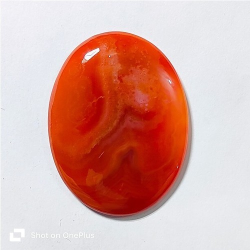 Joyería de piedras preciosas sueltas cabujón cornalina natural roja 163 quilates ME-9297 - Imagen 4 de 4