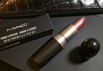 MAC Frost Lipstick Plum Dandy Full Size Authentic NEW in Box