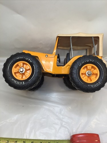 Vtg 1970’s Tonka Dune Buggy Jeep MR-970 76 Hydroplane Boat Trailer Pressed Steel - Picture 10 of 24