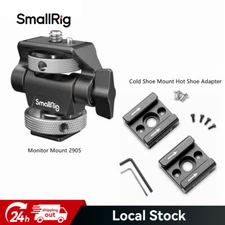SmallRig Swivel and Tilt Monitor Mount 2905B+Cold Shoe Mount Hot Shoe Adapter