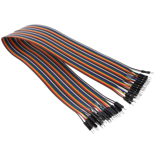 40 Stück  Breadboardkabel männlich/männlich (50cm) 