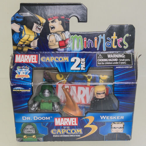 Diamond Select - Marvel vs Capcom MiniMates - DR.DOOM y Wesker *Nuevo y nuevo* - Imagen 1 de 2