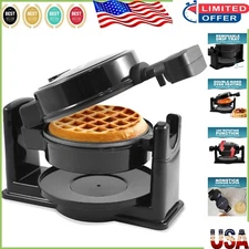 Easy-Clean Nonstick Flip Waffle Maker for 1.25'' Thick Waffles & Snacks