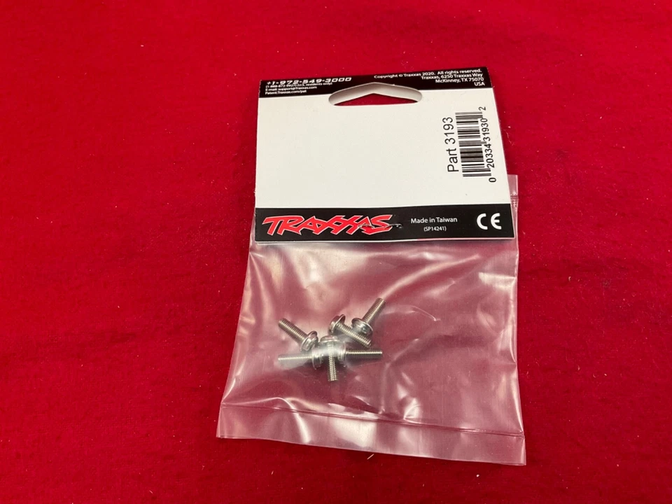 Traxxas 3193 Washer-head Machine Screws 3x10mm (6) NITRO SLASH TRA3193 - Image 3 of 3