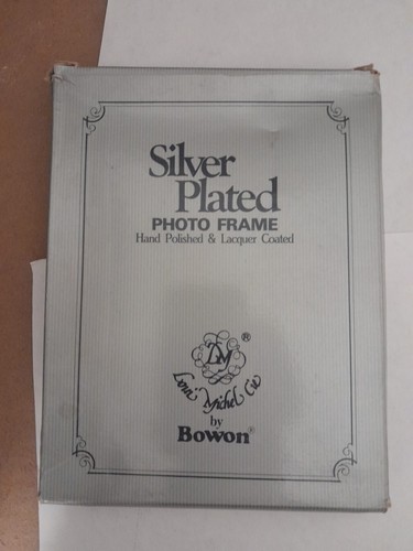2 Vintage Loui Michel Cie Silver Plated 1- 5"x7" , 1- 3.5"x5" Picture Frame NIB - Picture 12 of 12