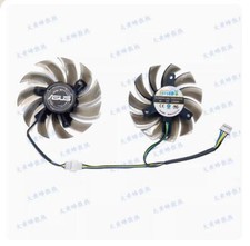 Graphics Card Cooling Fan For ASUS GTX1050 1050ti RX460 DUAL Snow Leopard  