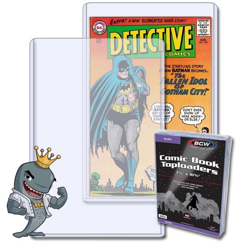 BCW Silver Comic Book Topload Holder 10ct Pack FREE SHIP - 第 1/1 張圖片
