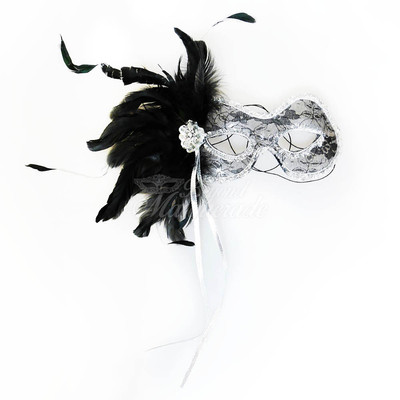 1920s The Great Gatsby Venetian Masquerade Mask for Women J-6936