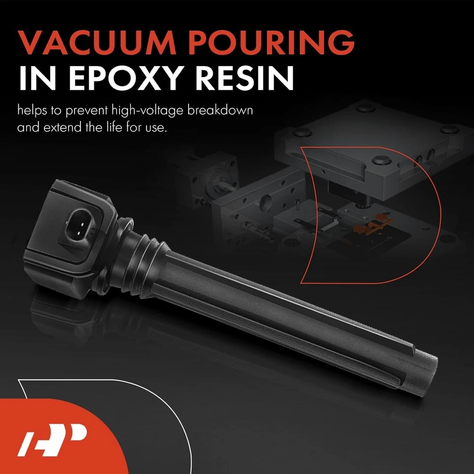  6PCS Ignition Coil Packs Compatible with Chrysler, Dodge, Jeep & Ram Vehicles  - Image 2 of 4