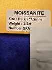 1.5ctw 7.5mm Loose Moissanite Heart — photo 4