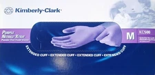 PURPLE NITRILE GLOVES KC500 XTRA KIMBERLY CLARK M Medium 50/BOX **FREE SHIPPING