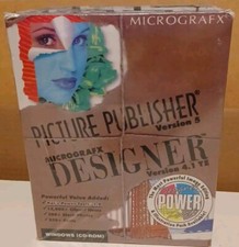 Vintage MICROGRAFX Power Pack - Picture Publisher 5  Designer 4.1 TE