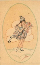 Artist impression Deco Girl Fashion Maison Kurt Postcard 20-14311