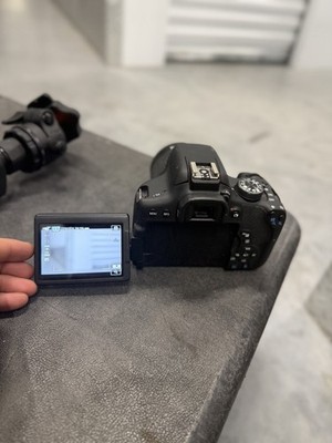 Canon Rebel T6i + EF-S Lens + Rode Mic + Tripod + SD Card + Extra Batteries   Fu