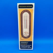 Springfield Eastwood Indoor-Outdoor Thermometer & Humidity Meter New In Box