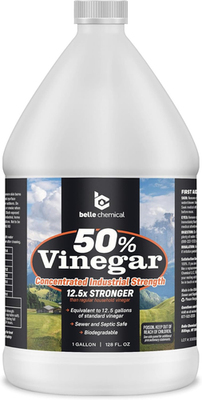 #ad 50% Pure Concentrated Vinegar – 12.5X Stronger – Indoor and Outdoor Cleaner 1 G $36.25
