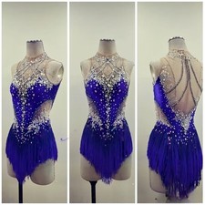 ice figure skating competition dress Gymnastics costume dance Dress dyeing