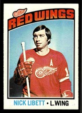 1976-77 Topps Nick Libett #171 - Detroit Red Wings